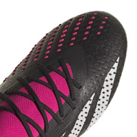 adidas Predator Accuracy.1 Gazon Artificiel Chaussures de Foot (AG) Noir Blanc Rose