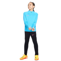 Nike Strike Trainingspak 1/4-Zip Kids Lichtblauw Zwart Roze