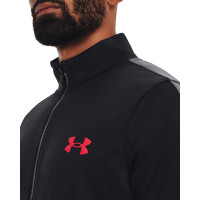 Under Armour Knit Trainingspak Full-Zip Zwart Grijs Rood