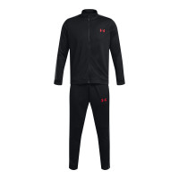 Under Armour Knit Trainingspak Full-Zip Zwart Grijs Rood