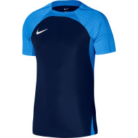 Nike Dri-FIT Strike III Maillot de Foot Bleu Foncé Bleu Blanc
