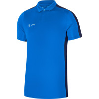 Nike Dri-FIT Academy 23 Polo Blauw Donkerblauw Wit
