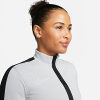 Nike Dri-FIT Academy 23 Veste d'Entraînement Full-Zip Femmes Gris Noir Blanc