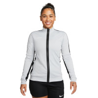 Nike Dri-FIT Academy 23 Veste d'Entraînement Full-Zip Femmes Gris Noir Blanc