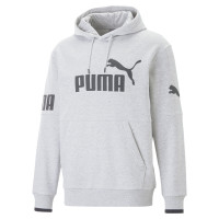PUMA Power College Block Fleece Survêtement Sweat à Capuche Gris Noir