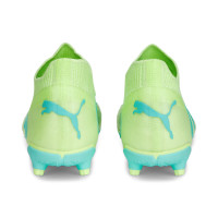 PUMA Future Match Gras / Kunstgras Voetbalschoenen (MG) Kids Lichtgroen Felgroen Zwart