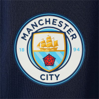 PUMA Manchester City Pre-Match Survêtement Full-Zip 2022-2023 Bleu Foncé Gris