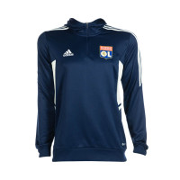 adidas Olympique Lyon Track Hoodie Trainingspak 2022-2023 Donkerblauw