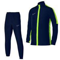 Nike Dri-FIT Academy 23 Full-Zip Survêtement Woven Bleu Foncé Jaune Blanc