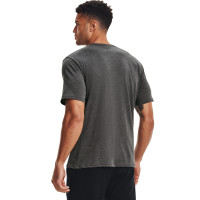 Under Armour Sportstyle Left Chest Logo T-Shirt Donkergrijs Zwart
