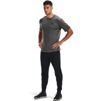 Under Armour Sportstyle Left Chest Logo T-Shirt Donkergrijs Zwart