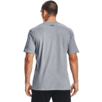 Under Armour Sportstyle Left Chest Logo T-Shirt Grijs Zwart