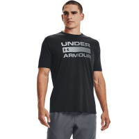 Under Armour Team Wordmark T-Shirt Noir Gris Foncé