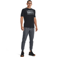 Under Armour Team Wordmark T-Shirt Noir Gris Foncé
