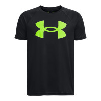 Under Armour Tech Big Logo T-Shirt Enfants Noir Vert Clair