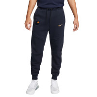 Nike FC Barcelone Tech Fleece Pantalon de Jogging 2022-2023 Bleu Foncé Or Jaune Rouge