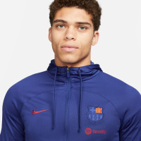 Nike FC Barcelone Strike Survêtement à Capuche Full-Zip 2022-2023 Bleu Rouge Jaune