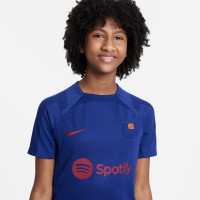 Nike FC Barcelona Strike Trainingsshirt 2022-2023 Kids Blauw Rood Geel