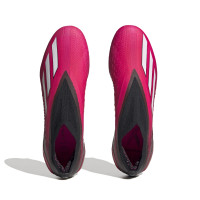 adidas X Speedportal+ Crampons Vissés Chaussures de Foot (SG) Rose Noir Blanc