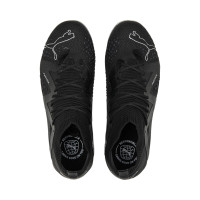 PUMA Future Pro Gazon Naturel Gazon Artificiel Chaussures de Foot (MG) Enfants Noir Blanc