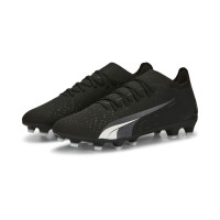 PUMA Ultra Match Gazon Naturel / Gazon Artificiel Chaussures de Foot (MG) Noir Blanc