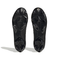 adidas Predator Accuracy.1 Low Gazon Naturel Chaussures de Foot (FG) Noir Anthracite