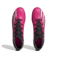 adidas X Speedportal.2 Gazon Naturel Chaussures de Foot (FG) Rose Noir Blanc