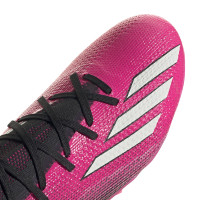 adidas X Speedportal.2 Gazon Naturel Chaussures de Foot (FG) Rose Noir Blanc