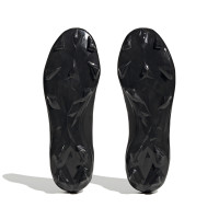 adidas Predator Accuracy.3 Gazon Naturel Chaussures de Foot (FG) Noir Anthracite