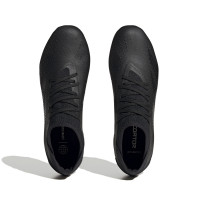 adidas Predator Accuracy.3 Gazon Naturel Chaussures de Foot (FG) Noir Anthracite