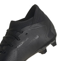 adidas Predator Accuracy.3 Gazon Naturel Chaussures de Foot (FG) Noir Anthracite