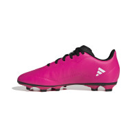 adidas X Speedportal.4 Gras / Kunstgras Voetbalschoenen (FxG) Kids Roze Zwart Wit