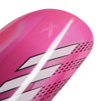 adidas X League Scheenbeschermers Roze Wit Zwart