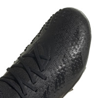 adidas Predator Accuracy.1 Gazon Naturel Chaussures de Foot (FG) Enfants Noir Anthracite