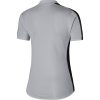 Nike Dri-FIT Academy 23 Polo Femmes Gris Noir Blanc