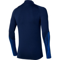 Nike Dri-FIT Strike 23 Trainingstrui 1/4-Zip Donkerblauw Blauw Wit