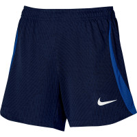 Nike Strike 23 Short de Foot Femmes Bleu Foncé Bleu Blanc