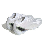 adidas X Speedportal.2 Gazon Naturel Chaussures de Foot (FG) Blanc Métallique Noir