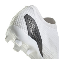 adidas X Speedportal.3 Sans Lacets Gazon Naturel Chaussures de Foot (FG) Blanc Noir