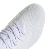 adidas Predator Accuracy.3 Gazon Naturel Chaussures de Foot (FG) Blanc