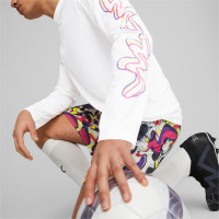 PUMA Neymar Jr Creativity T-Shirt Manches Longues Blanc Jaune