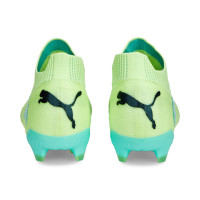 PUMA Future Ultimate Gazon Naturel Gazon Artificiel Chaussures de Foot (MG) Femmes Vert Clair Vert Vif Noir