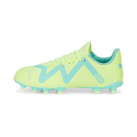 PUMA Future Play Gazon Naturel Gazon Artificiel Chaussures de Foot (MG) Enfants Vert Clair Vert Vif Noir