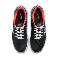 Nike Lunargato II Zaalvoetbalschoenen (IN) Zwart Rood Wit