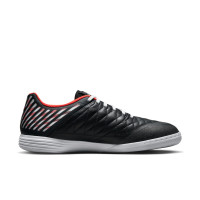 Nike Lunargato II Zaalvoetbalschoenen (IN) Zwart Rood Wit
