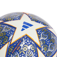 adidas UEFA Champions League Mini Ballon de Foot Blanc Bleu Jaune Doré