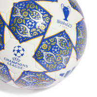 adidas UEFA Champions League Pro Sala Ballon de Foot Blanc Bleu Jaune Doré