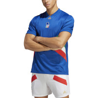 adidas Italie Icon Maillot de Football Bleu
