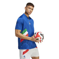 adidas Italië Icon Trainingsset Blauw Wit