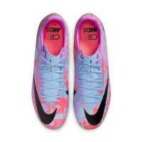 Nike Zoom Mercurial Vapor 15 Academy MDS Gras / Kunstgras Voetbalschoenen (MG) Blauw Paars Roze